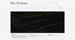 Desktop Screenshot of benbarbour.com