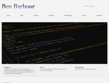 Tablet Screenshot of benbarbour.com